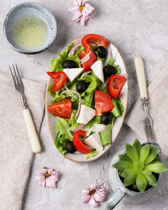Греческий салат – классический рецепт с фото