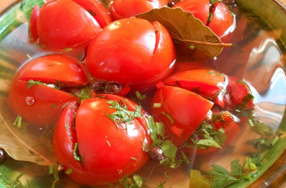 Маринованные помидоры фото